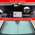 thumbnail image 2 of CHUSYYRAY fit for Ford Explorer Windshield Sun Shade Visor Foldable UV Heat Block Window Cover, 2 of 11