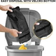 thumbnail image 4 of Car Trash Bag (2 Pack) With Top Elastic Vent & Velcro Bottom Opening | Adju, 4 of 5