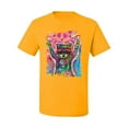 thumbnail image 3 of Dean Russo Cosmic Panda Animal Lover Men's Graphic T-Shirt, Gold, 4X-Large, 3 of 6
