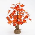 thumbnail image 4 of Fall Thanksgiving Maple Leaf Lamp Branches Tabletop Tree Decoration Decor LED Lighted Autumn Leaves Tree,17.7", 4 of 6