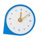 thumbnail image 5 of Reloj de escritorio, reloj de mesa, decoración de interiores sencilla, reloj de mesita de noche redondo de acrílico Azul, 5 of 9