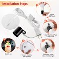 thumbnail image 4 of Light Kit Meonum E27 E26 - Interruptor con cable de enchufe (1,5 m, 125 V), 4 of 7