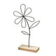 thumbnail image 1 of Escultura de flor de hierro Decoración minimalista de primavera Estatua de flor decorativa para 6 pétalos, 1 of 9