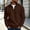 Brown, variant on Men's Pocket Pullover 1/4 Zip Stand Collar Long Sleeve Sweatshirts Navy L