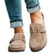 thumbnail image 1 of Zuecos cómodos informales para mujer, sandalias sin cordones de gamuza, zapatos de verano para el hogar y la oficina Sailing Electrónica, 1 of 3