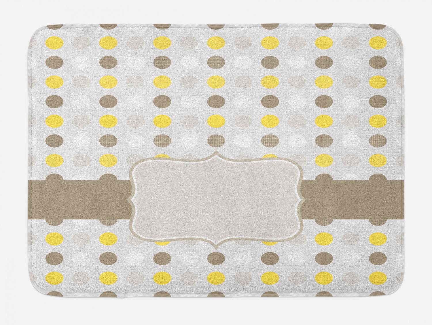 Details about    Gray and Yellow Bath Mat Abstract Art Grunge 20x 31 Inch/50x 80cm Yellow Gray 