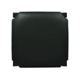 thumbnail image 4 of Linon Lancer Backless Wood Counter Stool, 25" Seat Height, Black Finish with Black Fabric, 4 of 10