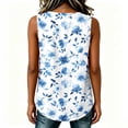 thumbnail image 5 of Fewfanhot Women's Tops, Tees & Blouses Eyelet Loose Casual Summer Tops Crew Neck Basic Sleeveless Shirts Trendy 2026, 5 of 6