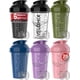 thumbnail image 1 of Botellas shaker para proteína VELOMIX, paquete de 6, 20 oz, a prueba de fugas, 1 of 7