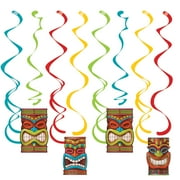Tiki Time Dizzy Danglers, 8 pk
