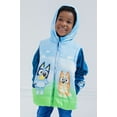 Bluey Bingo Toddler Girls Zip Up Vest 2fer Jacket Toddler to Big Kid