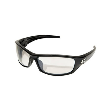 Edge Eyewear Reclus Safety Glasses Clear Anti Reflective Lens Black Frame 1 pk