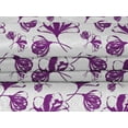 thumbnail image 4 of oneOone Velvet Purple Fabric Florals Quilting Supplies Print Sewing Fabric By The Yard 58 Inch Wide, 4 of 5