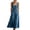 BU1, variant on Women Summer Dresses Women's Collar Button Denim Dress V Neck Sleeveless Loose Fit Casual Long Dress Overalls Solid Black L