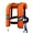 B, variant on Giunmcul Manual Inflatable Life Jacket, High Visibility Fishing Vest with Reflective Strips, Comfortable Outdoor Boating Safety Equipment for Water Sports