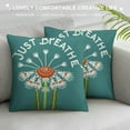 thumbnail image 3 of Nawypu  Farmhouse Pillow Covers with Just Breath Quote 12" x 20" Farmhouse Rustic Lumbar Pillow Covers with Saying Housewarming Gifts Family Room Décor, 3 of 5