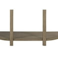 thumbnail image 2 of Miekor Furniture Curved 1-Drawer Console Table - Toffee 65835, 2 of 5