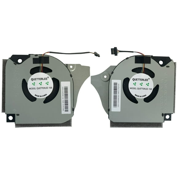 QUETTERLEE Replacement New CPU GPU Cooling Fan for Dell G5-5590 G7-7590 G7-7790 G5 5590 G7 7590 7790 P82F Series 006KT2 0C04TH DFSCK221151811 FL1J DFSCK221051821 FM0C 12V 1A Fan