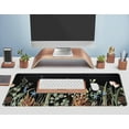 thumbnail image 5 of Cute Gaming Black Wild Flowers Desk Mat Mouse Pad Star Moon Floral Mousepad Large, XL Big Computer Keyboard and Mouse Mat Desk Pad Mat with Stitched Edge for Women Office Decor Deskmat 31.5x11.8 in, 5 of 6