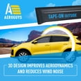 thumbnail image 6 of AEROGUYS Tape-On Window Deflectors Extra Durable Window Visors Rain Guards Fit for Kia Sportage 2017-2022, Sun Visors, Wind Deflectors, Vent Visors, Car Accessories - 4pcs. AG0091, 6 of 9