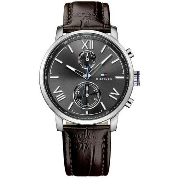 Alden Dark Brown Leather Watch - Walmart.com