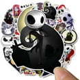 thumbnail image 5 of Nightmare Before Christmas Stickers| 50 PCS | Vinyl Waterproof Stickers for Laptop,Skateboard,Water Bottles,Computer,Phone, Halloween Theme(Halloween-50PCS), 5 of 7