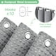 thumbnail image 4 of Dynamene Cortina De Ducha De Tela - 54 Pulgadas De Ancho Tejido De Gofre Cortinas De Ducha De Tela Gruesa Pesada Para Baño Juego De Cortinas De Baño De Lujo Para Hotel Spa De Alta Resistencia Con 10 G, 4 of 5