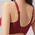thumbnail image 5 of ALLLIST Seamless Womens Underwear Wireless Back Support Bras Red Plian Soft T-Shirt Women Lingerie Size M, 5 of 6