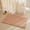 Light Peach, variant on Waffle Bath Mat, Boho Bathroom Rugs Non Slip Washable Super Absorbent Quick Dry Bath Mat Farmhouse Bathroom Decor, 36"x24" Beige