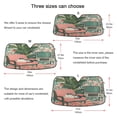 thumbnail image 5 of Yayeee Car Windshield Sun Shade Universal Fit Front Visor Protector, Pink and White Cat, 5 of 8