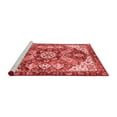 thumbnail image 2 of Ahgly Company Machine Washable Indoor Rectangle Abstract Red Modern Area Rugs, 8' x 12', 2 of 4