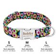 thumbnail image 1 of Custom Large Dog Collar Cute Print Personalized Pet Collar Nylon Puppy Dogs ID Collars Engraved Name for Small Medium Large Dog ShopWise Round, 1 of 33