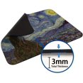 thumbnail image 4 of , Pretty Impression Art Mouse Mats, Starry Night of Van Gogh , Non-Slip Rubber Base , Waterproof Office s, for PC Computers Laptop, 7.9 x 9.8 x 0.1 Inch, 4 of 7