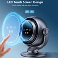 thumbnail image 2 of Mini Desk Fan,Oscillating Air Circulator Fan High Wind Speed Cooling Fan,Protable Touch Bladeless Fan for Home Travel, 2 of 7
