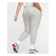 thumbnail image 2 of NIKE Womens Gray Stretch Pocketed Heather Capri Pants Plus 3X, 2 of 3