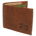 thumbnail image 4 of Biker RFID Blocking Real Leather Bifold Classic Wallet for Men, 4 of 10
