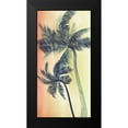 thumbnail image 2 of Popp, Grace 14x24 Black Modern Framed Museum Art Print Titled - Vintage Palms I, 2 of 5