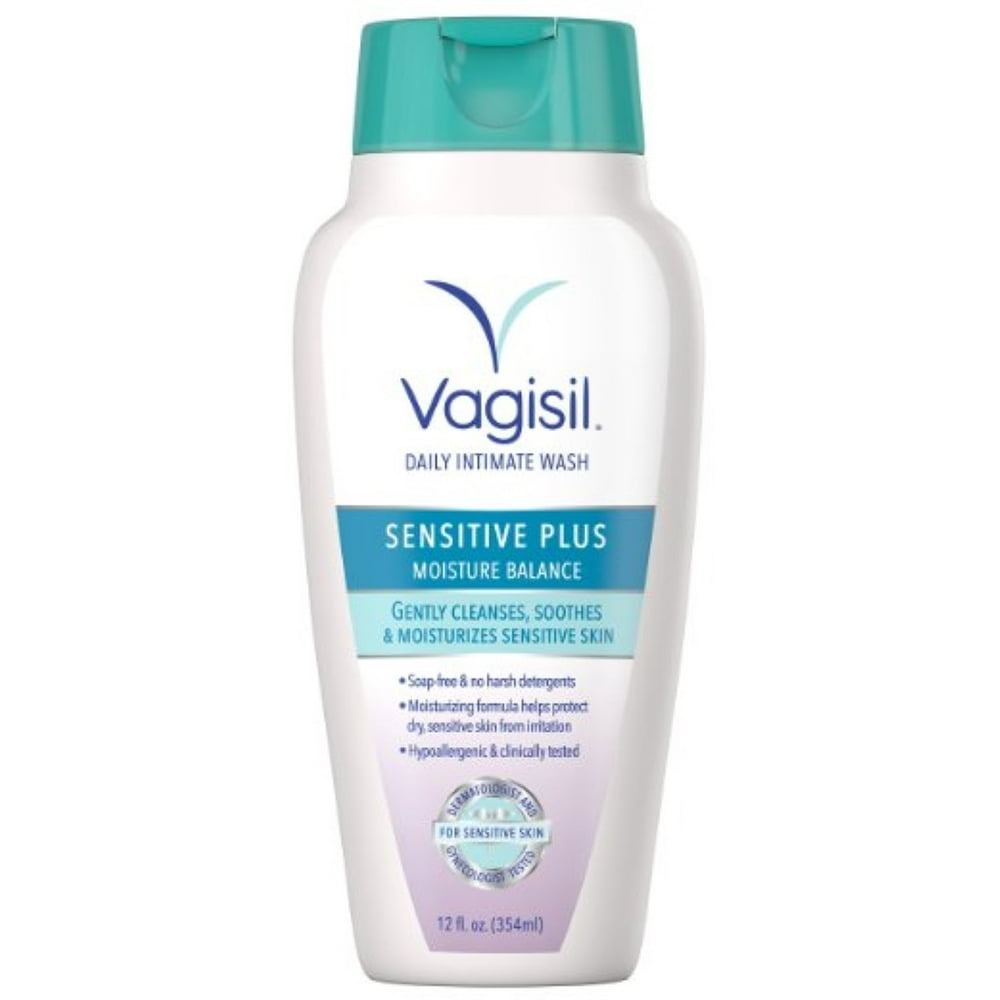 Vagisil Sensitive Plus Moisturizing Wash 12 oz (Pack of 2) Walmart