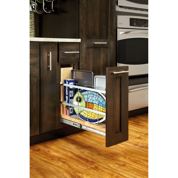 Rev A Shelf Pullout Tray Divider, 9 Tray Base Cabinet