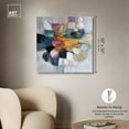 thumbnail image 5 of Chromatic Colorplay Canvas Modern Abstract Art by Art Remedy, Gallery Wrapped, 30" x 30", 5 of 7