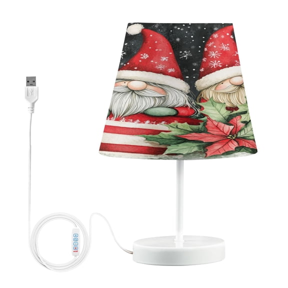 BZSMCE Table Lamp Creative Cute Chrismas Dwarf Simple Pattern Night Light