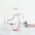 thumbnail image 4 of Diconna vase en Fer Forgé animal Mignon Flamant Rose, 4 of 9