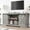 Gray, variant on Farmhouse TV Stand for 65 Inch TV, Modern TV Stands with Sliding Barn Doors and Adjustable Shelf, Tv Media Console Table with Storage Cabinet for Living Room