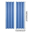 thumbnail image 3 of Taicans Blackout Curtains for Bedroom,Solid Thermal Insulated Grommet Blackout Curtains/Drapes,Noise Reducing & Wrinkle-Free Drapes for Bedroom Window,1 Panels/37.8x45inch, 3 of 5
