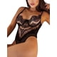 thumbnail image 4 of TRKIYQC Body sin mangas para mujer con flores de encaje, correas de hombro ajustables Ropa hueca de color sólido TRKIYQC moda, 4 of 7