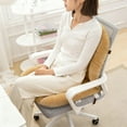 thumbnail image 2 of Soft Seating Cushion with Integrated Backrest Support for Home Use Polyester Fiber Fill Non- Cushion 90x45cm, 2 of 4