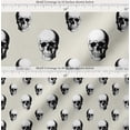 thumbnail image 2 of Soimoi Cotton Poplin Fabric Horror Skull Halloween Print Sewing Fabric Yard 42 Inch Wide, 2 of 7
