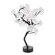 thumbnail image 2 of Lámpara de mesa hermosa con 24 luces LED de árbol de rosas para decoración de bodas y fiestas. blanco, 2 of 9