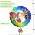 thumbnail image 4 of Liranovly 3D Metal Hummingbird Wind Spinner-Hanging 12in Spinfinity Designs Wind Spinners for Outdoor & Indoor Decorations, 4 of 7
