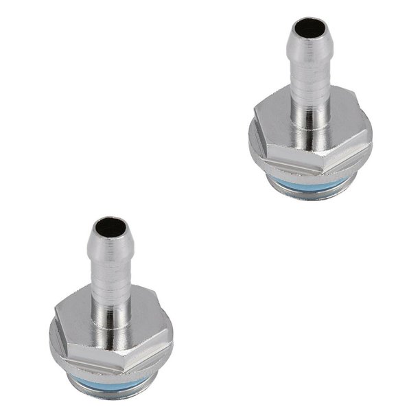 Methold Conector de lengüeta de rosca G1/4 para refrigeración por agua de 6 uds., accesorio para sistema de refrigeración por agua para PC, accesorio No.01 2piezas